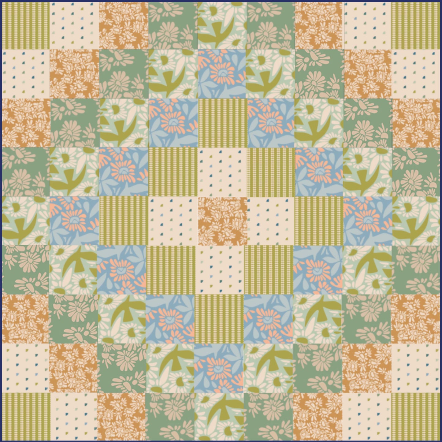 Easy Oasis Quilt Pattern